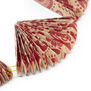 Paper fan garland