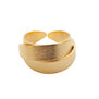 Gold wrap ring by Fo.Be