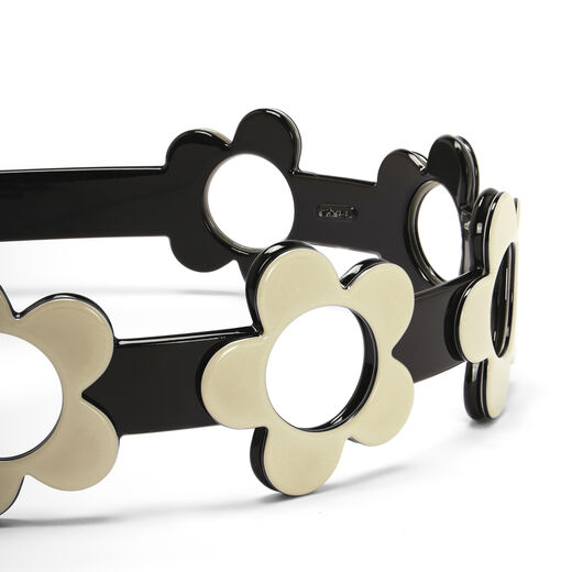 Retro daisies cutout headband
