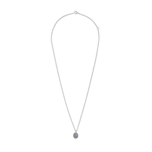 Moonstone pebble silver necklace by Jo Cooper