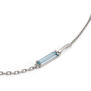 Quartz silver chain necklace by SWEETLIMEJUICE