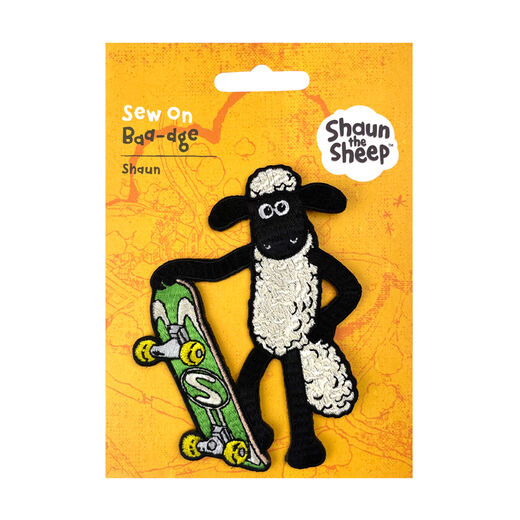 Shaun the Sheep embroidered patch