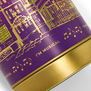 Musical tin with triple chocolate biscuits