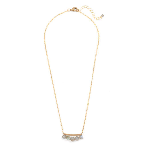 Labradorite bar necklace by Joli