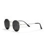 Black recycled steel sunglasses