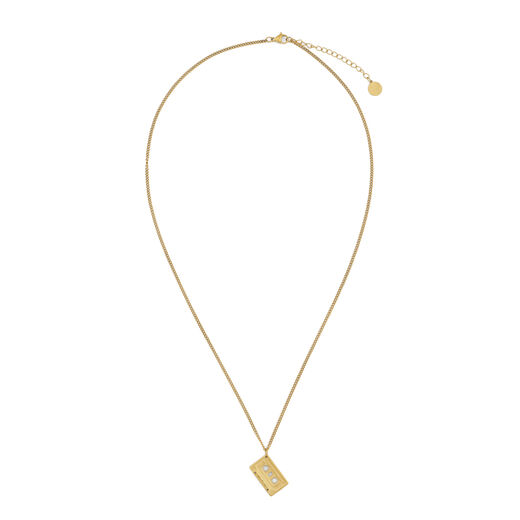 90's mixtape pendant necklace by Hoops & Chains