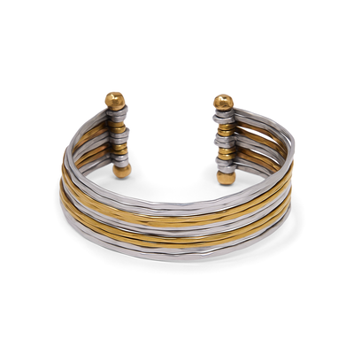 Layered cuff bracelet