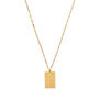 Pendant necklace featuring The Star tarot card design