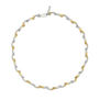 Gold and silver choker necklace by SWEETLIMEJUICE