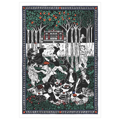 The Kensington Repast by Ruth Blanke - A2 print