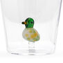 Duck glass tumbler by Ichendorf Milano