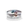 Ruban Bouquet et Perles lidded pot