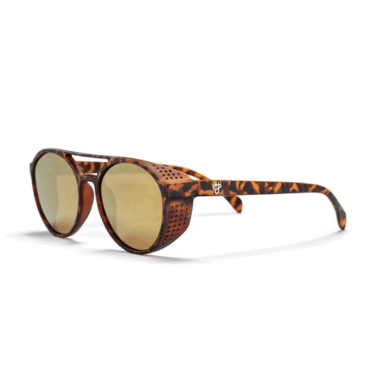 Tortoise shell brown recycled sunglasses