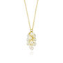 Pearl cluster necklace by Mounir