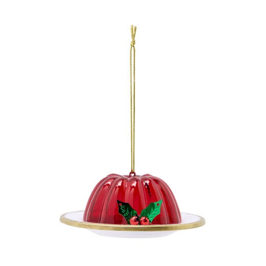 Glass jelly Christmas decoration