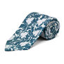 Blue marble tie
