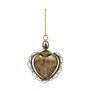 Heart glass decoration