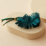 Teal wave bracelet by Alexandra Tsoukala