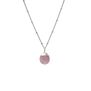 Rose quartz pendant necklace by Mirabelle