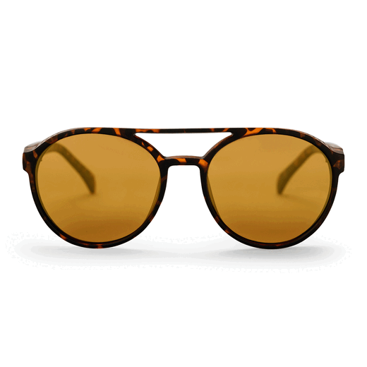 Tortoise shell brown recycled sunglasses