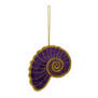 Purple shell Christmas decoration