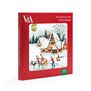 Skating scene Christmas cards (pack of 8)