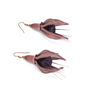 Fuchsia mesh earrings by Sarah Cavender