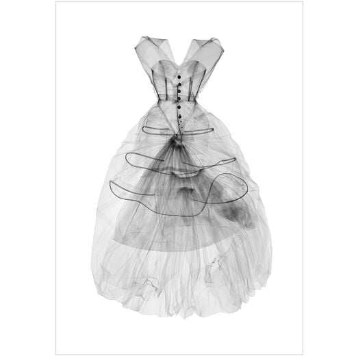 Balenciaga Dress X-ray print by Nick Veasey