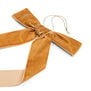 Golden bow decorations set of 2