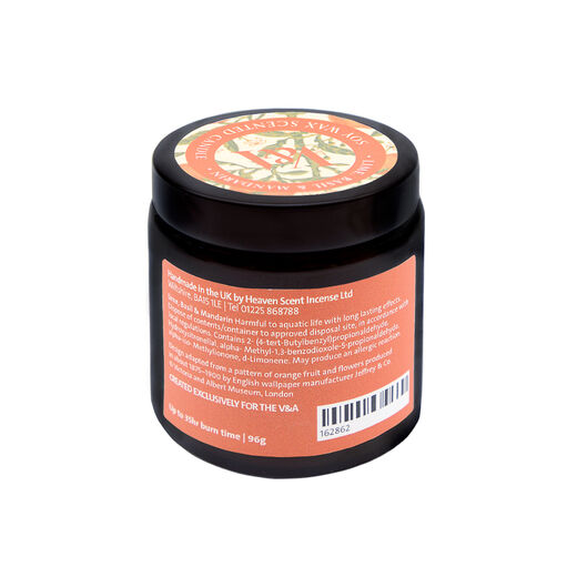 Lime, basil and mandarin V&A candle