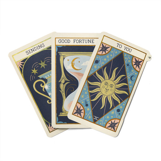 Tarot pop-up greeting card