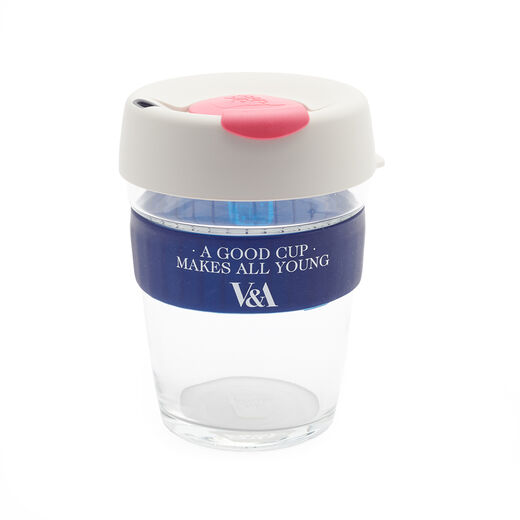 V&A pink and blue Keep Cup