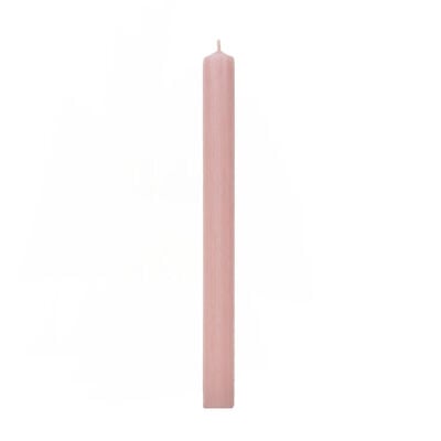 Blush pink dinner candle