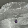 Amethyst pendant necklace by Mirabelle
