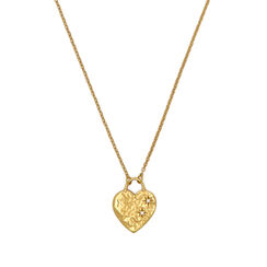 Heart gem pendant necklace by Ottoman Hands