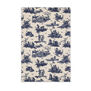 Marie Antoinette Style blue tea towel