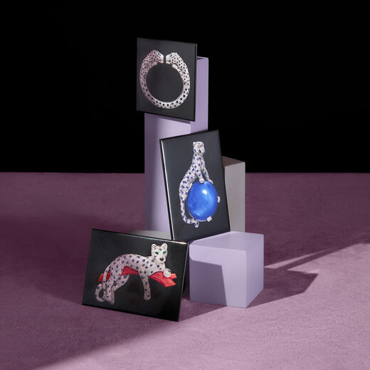 CARTIER Panther clip brooch magnet