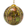 Papier-m&acirc;ch&eacute; gold Chinar bauble