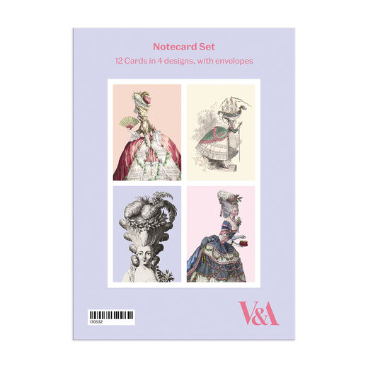 Marie Antoinette Style notecard pack