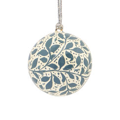 Mini floral trellis bauble