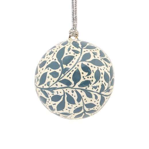 Mini floral trellis bauble
