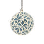 Mini floral trellis bauble