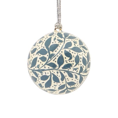 Mini floral trellis bauble