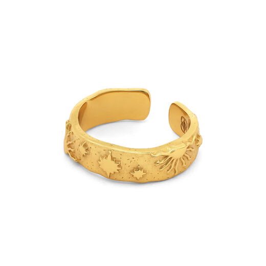 Celestial gold fingertip ring by Ottoman Hands