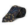 Navy floral tie