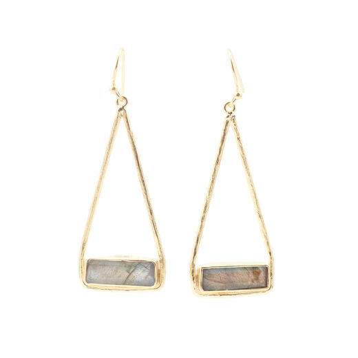 Labradorite earrings by Shan Shan