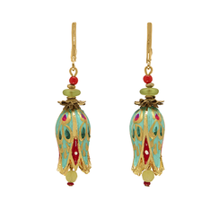 Tulip drop earrings by Joli