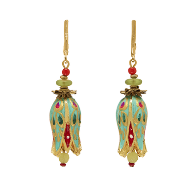 Tulip drop earrings by Joli
