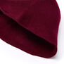 Burgundy cashmere cloche hat