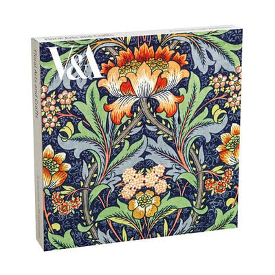 Floral Arts & Crafts notecards (pack of 8)